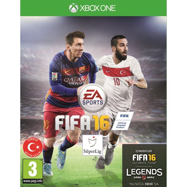 FIFA 2016 XBOX ONE Türkiye Kapağı Arda Turan