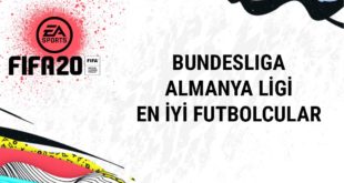 FIFA20-BUNDESLIGA Almanya Ligi En İyi Futbolcular